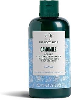 The Body Shop Camomile Gentle Eye Makeup Remover (1x 250ml), Eye Make up Remover Suitable for Sensitive Skin, Waterproof Mascara Remover, Vegan