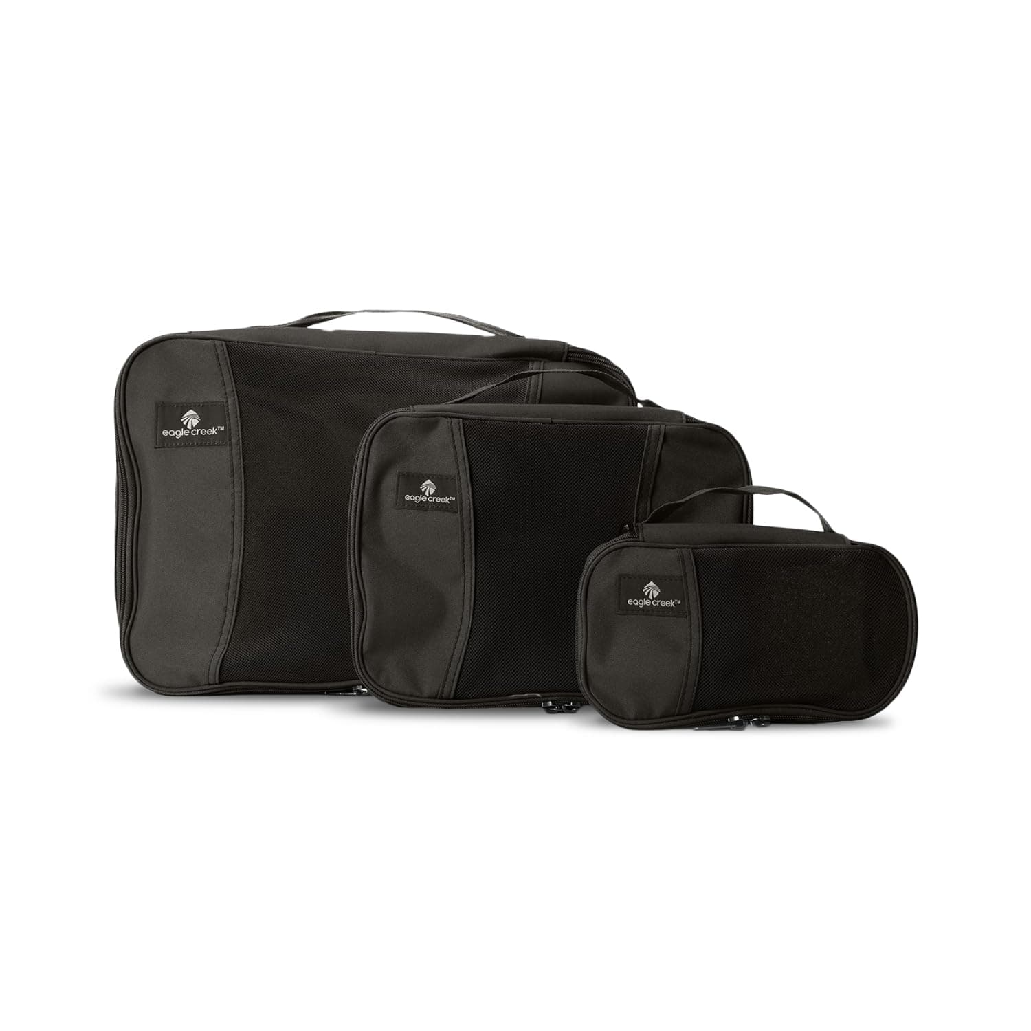 Eagle Creek Pack It Cube Set, Black, 3pc Set