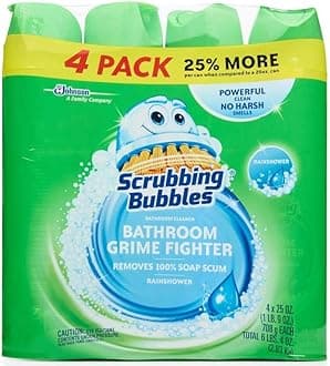 Scrubbing Bubbles 39572 Dow Bathroom Cleaner, 25 ounces (Pack of 4)