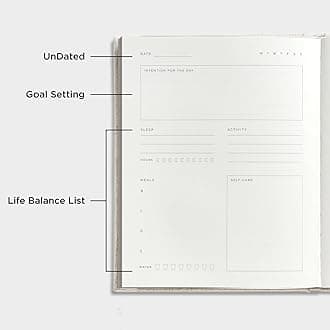 And Per Se Wellness Journal-Self Care & Daily Journal for Personal Health Goals, Sleep & Diet Tracking, Mindfulness & Reflection-Undated Wellness Planner for Women & Men (Pale Pink)