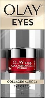 olay eye cream | Reduces Dark Circle, Wrinkles and Puffiness | With Peptides and Niacinamide | Normal, Oily, Dry & Combination Skin l Paraben & Sulphate free | 15ml (Collagen Peptide 24)