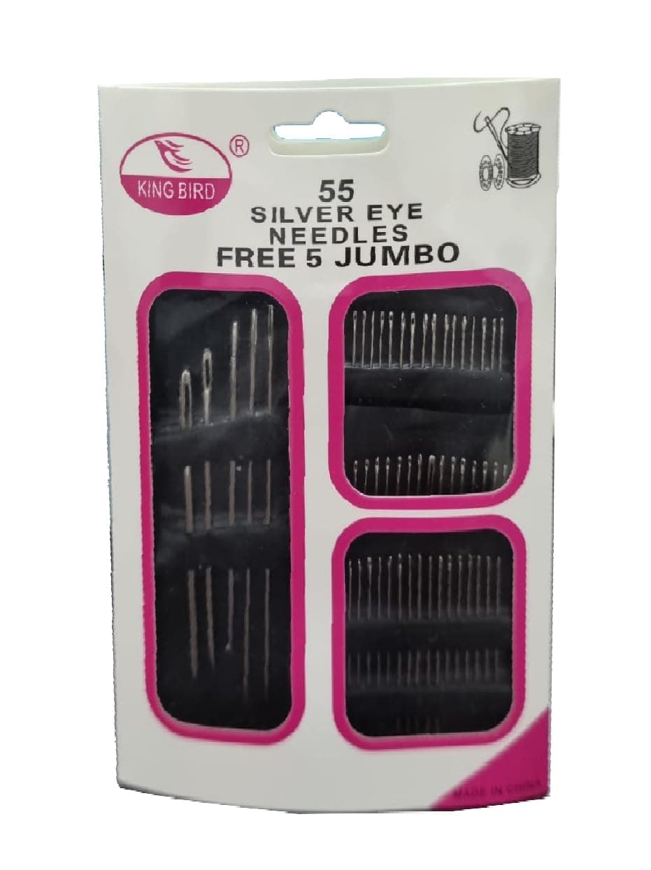 55pcs One Second Needle Set Hand Sewing Needles Sets of Different Sizes