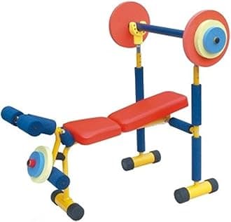 Children's Fitness Equipment Kindergarten Essential Exercise Equipment Outdoor/Indoor Fitness (Weight Bench Set)