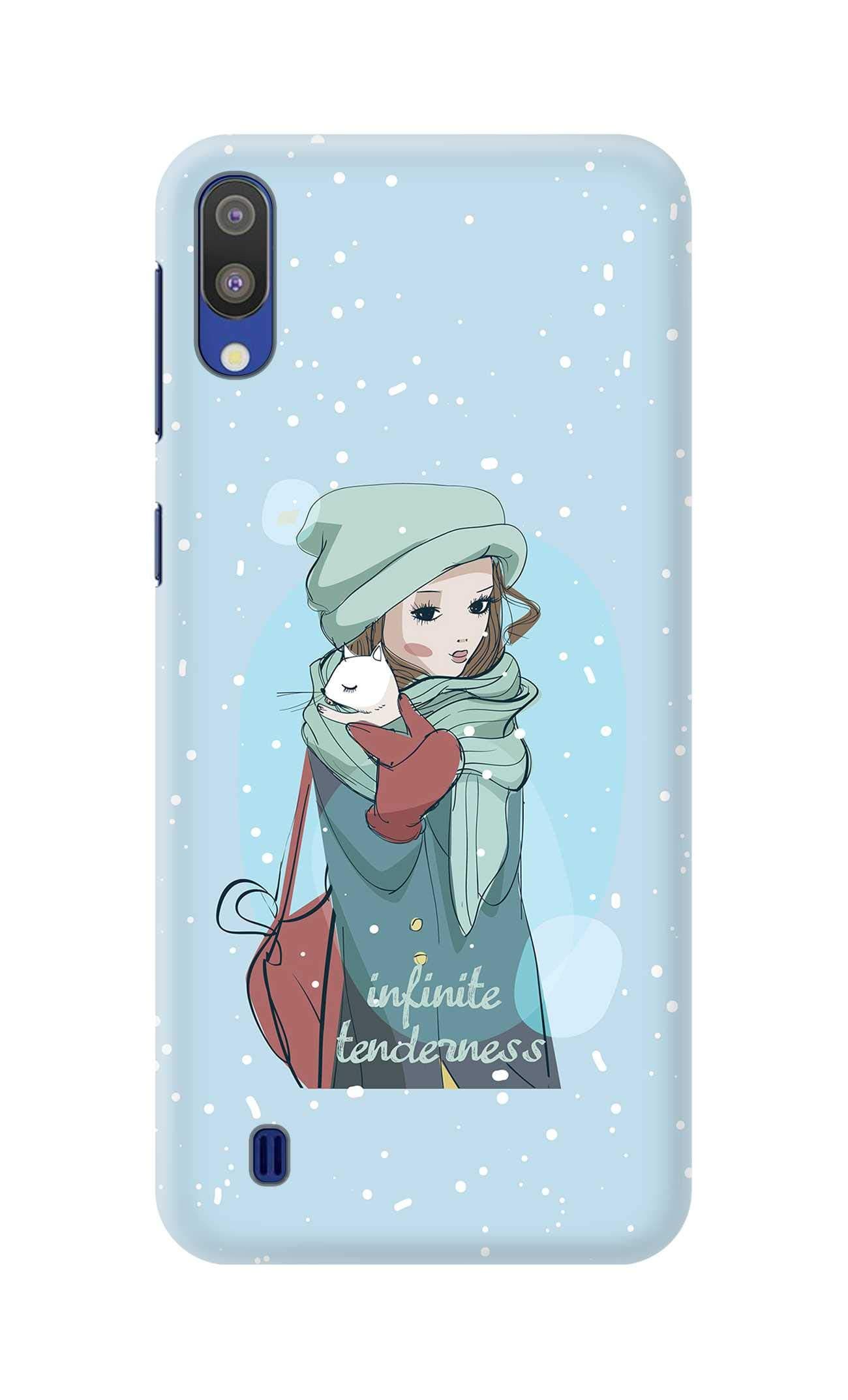 StylizeddCase Compatible with Samsung Galaxy M10 Case Slim Snap Basic Series Customized Mobile Cover Hard PC Shield Matte Finish Print [Designed for Samsung Galaxy M10] - Infinite Tenderness