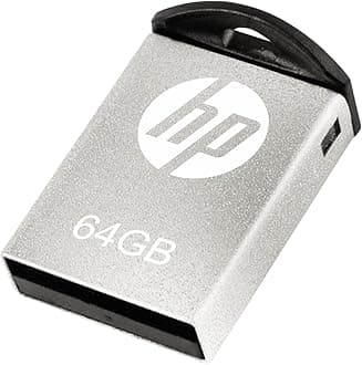 HP v222w 64GB USB 2.0 Pen Drive, Metal Silver