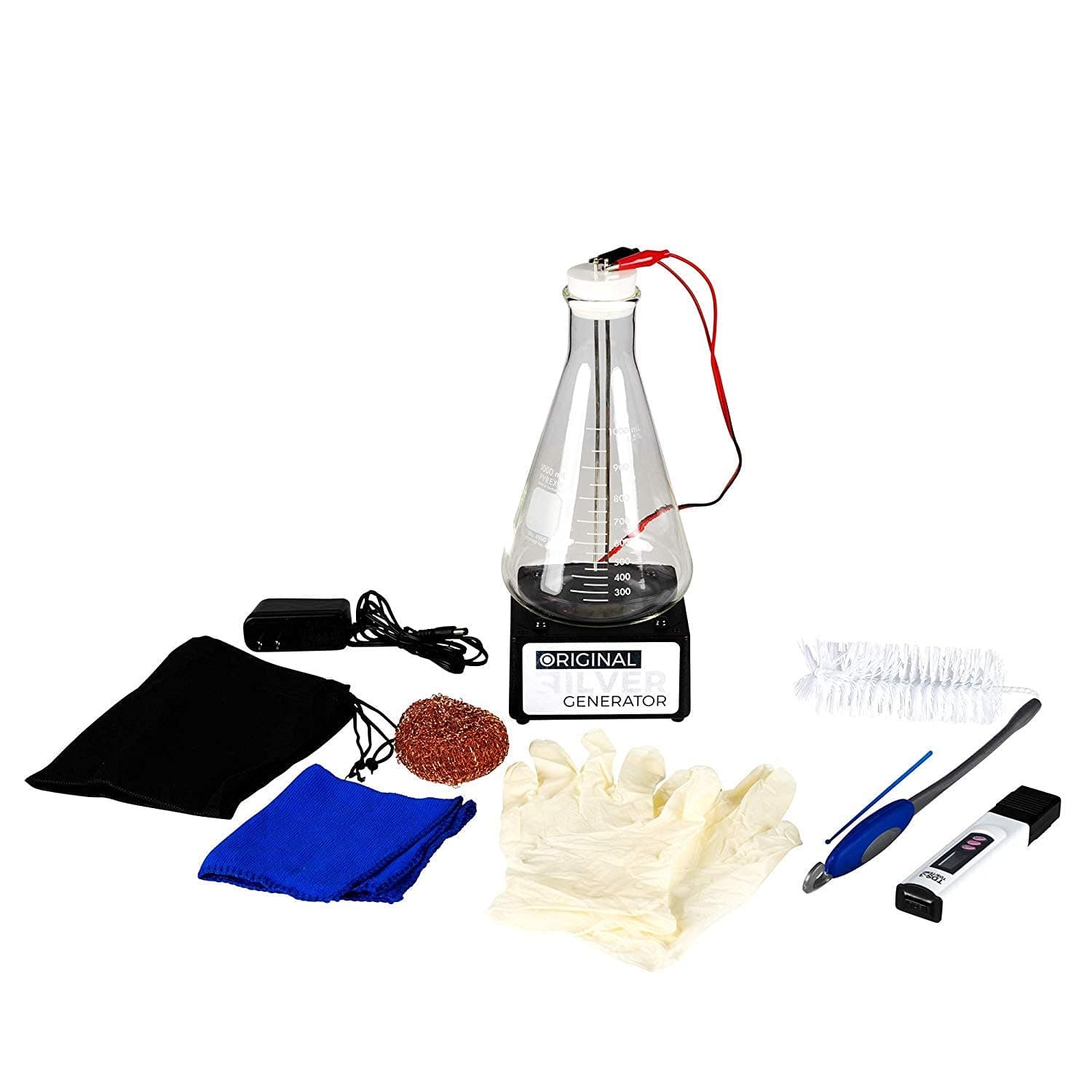 Colloidal Silver Generator Machine for Making Colloidal Silver at Home, X20 Package (Economy Kit) - Original Silver Generator