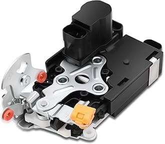 Door Lock Latch Actuator - Front Left Driver Side - Compatible with 2001-2007 Cadillac Escalade Chevy Avalanche, Silverado, Suburban, Tahoe GMC Sierra, Yukon - Replaces 931-318, 15110643, 15053681