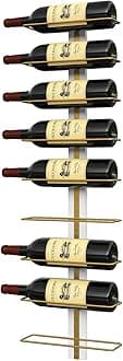 B4Life Wine Rack Wall Mounted, Wall Wine Rack for Wine Bottles Wood Wine Racks for Wall, Wine Holder Wall Mounted Wine Bottle Racks for Kitchen,Dining Room,Bar
