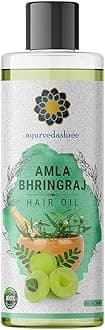 Hair Oil, 200 ml with Amla, Bhringraj, Brahmi, Methi, Shikakai, Neem, Henna, Pine, Clove, Eucalyptus & Citronella Oil