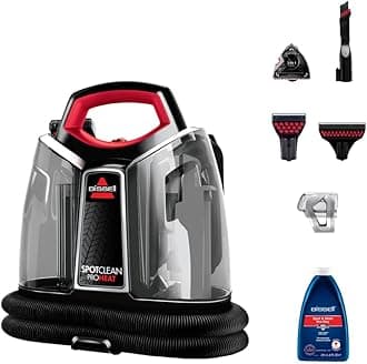 BISSELL SpotClean ProHeat 4720E – Portable Cleaner with Powerful Suction & HeatWave Technology | Removes Tough Stains from Carpets, Furniture, Curtains & Car Interiors | 2-Year BISSELL Warranty