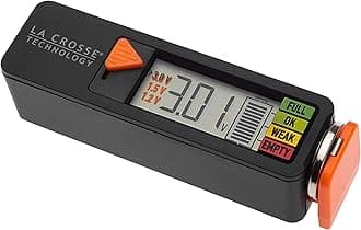 La Crosse Technology Portable Digital Battery Tester 911-65557-INT