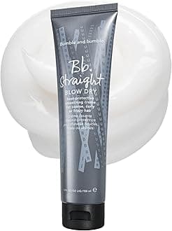 Straight Blow Dry Heat Protective Hair Styling Cream |Protects Against Frizz, Humidity, and Heat|Smooth Sleek Blowouts|For Medium to Thick Curly, Wavy, Straight Hair Types, 5 Fl Oz