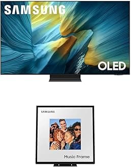 Samsung 77-Inch Class OLED S95F 4K Glare Free Smart TV w/Music Frame Included