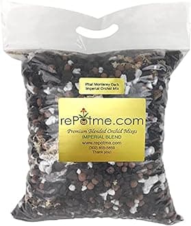 rePotme Orchid Potting Mix - Phalaenopsis Monterey Dark Imperial Orchid Potting Mix - (MINI Bag) - Hand Blended in the USA
