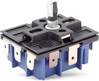 W10434452 Electric Range Dual Infinite Control Switch MDPA-W171-WPM, MDPA-W171-UNM Replacement for Whirl-pool Cooking Stove Surface Elements Replace WPW10434452 2118918 PS11754687