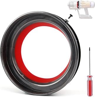 Dust Bin Fixed Sealing Ring Replacement for Dyson V12 SV18 SV20 Detect Slim/Digital Slim Vacuum Cleaner Canister Replacement Parts, Compatible with Dyson Bin Part No. 965272-01
