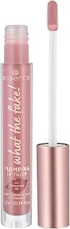 essence | What the Fake! Plumping Lip Filler | Volumizing Lip Gloss Made With Hyaluronic Acid and Vitamin E | Vegan & Cruelty Free, Gluten Free | Free From Fragrance & Parabens (02 | Oh My Nude!)