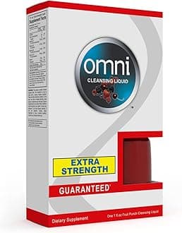 Omni Herbal Cleanse Detox Drink - 1oz Fruit Punch Flavor - Detox Cleanse - Quick One Hour Detox Drink - Flush Your System of Toxins for a Full Body Detox Cleanse