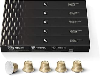 Nespresso Vaniglia Barista Creations Roasted Coffee Capsules, Original Line, 10 capsules in 1 Sleeve - Pack of 5