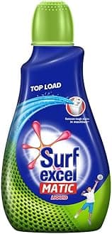 Surf Excel Matic Top Load Liquid Detergent, Specially Designed For 100% Tough Stain Removal In Top Load Machines, 500 ml