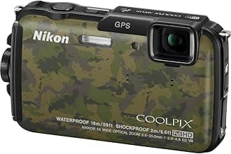 Nikon COOLPIX AW110 Wi-Fi and Waterproof Digital Camera with GPS (Camouflage) (OLD MODEL)