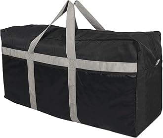 REDCAMP Foldable Travel Bag, Large Sports Bag, 75L/96L/100L, Lightweight Waterproof Tote Bag