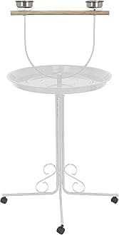 Egardenkart® Bird Stand Play Top Large Parrot Bird Play Stand Perch Rolling Stand
