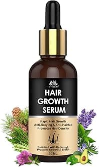 INTIMIFY Hair Growth Serum for Men and Women | Reduces Hair Fall | Frizz Control | Contains Redensyl, Biotin 30 ml