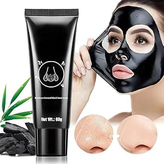 Blackhead Remover Mask, Black Activated Charcoal Face Mask Skincare Peel Off, Blackhead Peel Off Face Mask Blackheads Remover Strip Facial Mask for All Skin Types(2.1 Fl.oz)