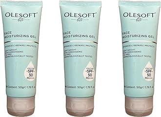 Olesoft Lite Face Moisturizing Gel SPF 50-Pack of 3