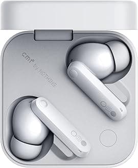 CMF Buds Pro 2 Wireless Earbuds with Smart Dial, 50dB Hybrid Noise Cancelling Earbuds Wireless Bluetooth 5.3, 11mm Bass with LDAC, 6 Hi-Res Audio Mics, 43H Playtime, Fast Charging Case, Light Grey