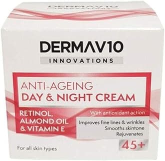 DermaV10 Innovation Anti-Ageing Day and Night Cream with Retinol for 45+, 50ml