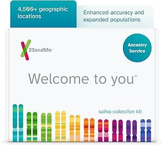 Ancestry Service - DNA Test Kit, Personalised Genetic Legacy, 4,500+ Geographic Locations, Ancestry Test, Family Tree, DNA Relative Finder, Origins, Ethnicities, Traits, Ancestry Reports
