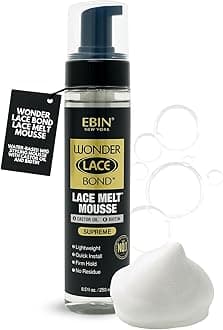 Wonder Lace Bond Lace Melt Mousse 250ml - Extreme Firm Hold (Supreme) | Biotin + Castor Oil | No Residue, Long Lasting Formula with Protecting Edges, Gives Undetectable and Natural Look