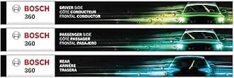 BOSCH 360 Complete Vehicle Wiper Blade Kit - Includes Front Beam Blades (Pair) + Rear Wiper Blade (1) - 28"/28"/11" (B36005)