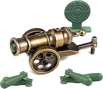 TIETHEKNOT Metal Miniature Cannon Model Replica Desktop Decorating and Collectible
