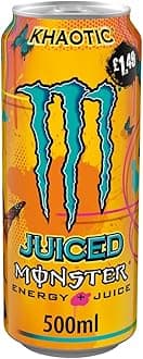 Monster® Khaotic Energy + Juice Carbonated Energy Drink, 16.91 fl oz ℮ 500 ml
