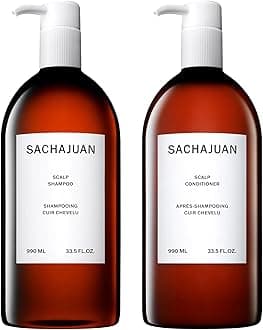 SACHAJUAN Scalp Shampoo and Conditioner Set | Rosemary Oil to Soothe, Balance & Hydrate Dry Flaky Scalp | Lightweight Hydration & Scalp Relief | Vegan & Paraben-Free | Pack of 2 (33.5 oz)