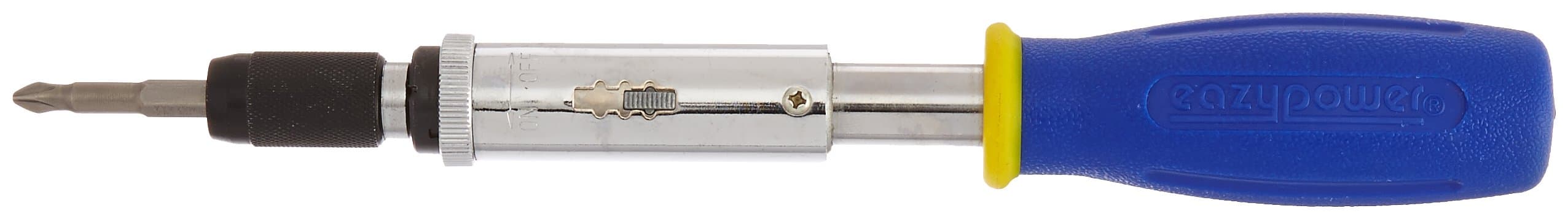 Eazypower 81966 9.5-Inch-12-Inch Push Pull Click Click Screwdriver/Drill Kit 1/4-Inch Hex with One-Inch Insert Bits