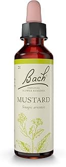 Bach Original Flower Remedies Mustard, Live The Day, Stay Joyful, Emotional Wellness, Natural Flower Essence, 20ml