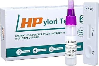 Helicobacter Pylori Stool 2 Test Kits, Helicobacter Pylori 10-15 Minutes of Quick Home Testing, The Result is Highly Accurate, Easy to Read and use