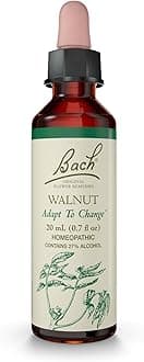 Bach Original Flower Remedies, Walnut - Adapt to Change - Natural Homeopathic Flower Essence for Emotional Balance - Vegan, Gluten Free, Sugar Free - 20mL Dropper