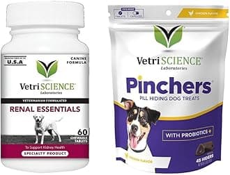 Renal Essentials Kidney Support Supplement with Pinchers Pill Hiding Treats