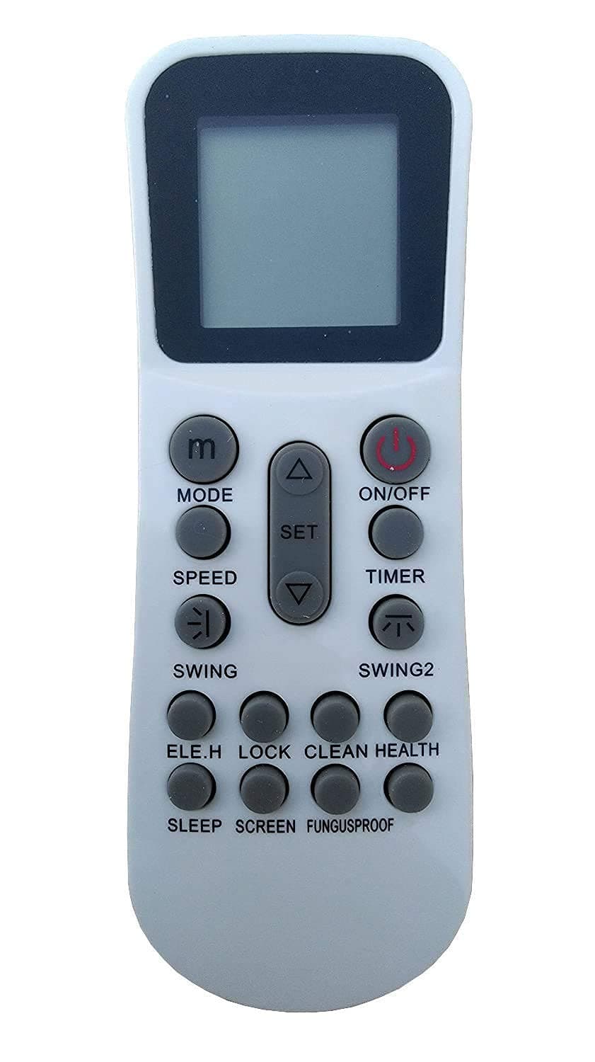 ANM Remote Compatible for Lloyd Ac - LS19A3SH (Exactly Same Will Only Work),White