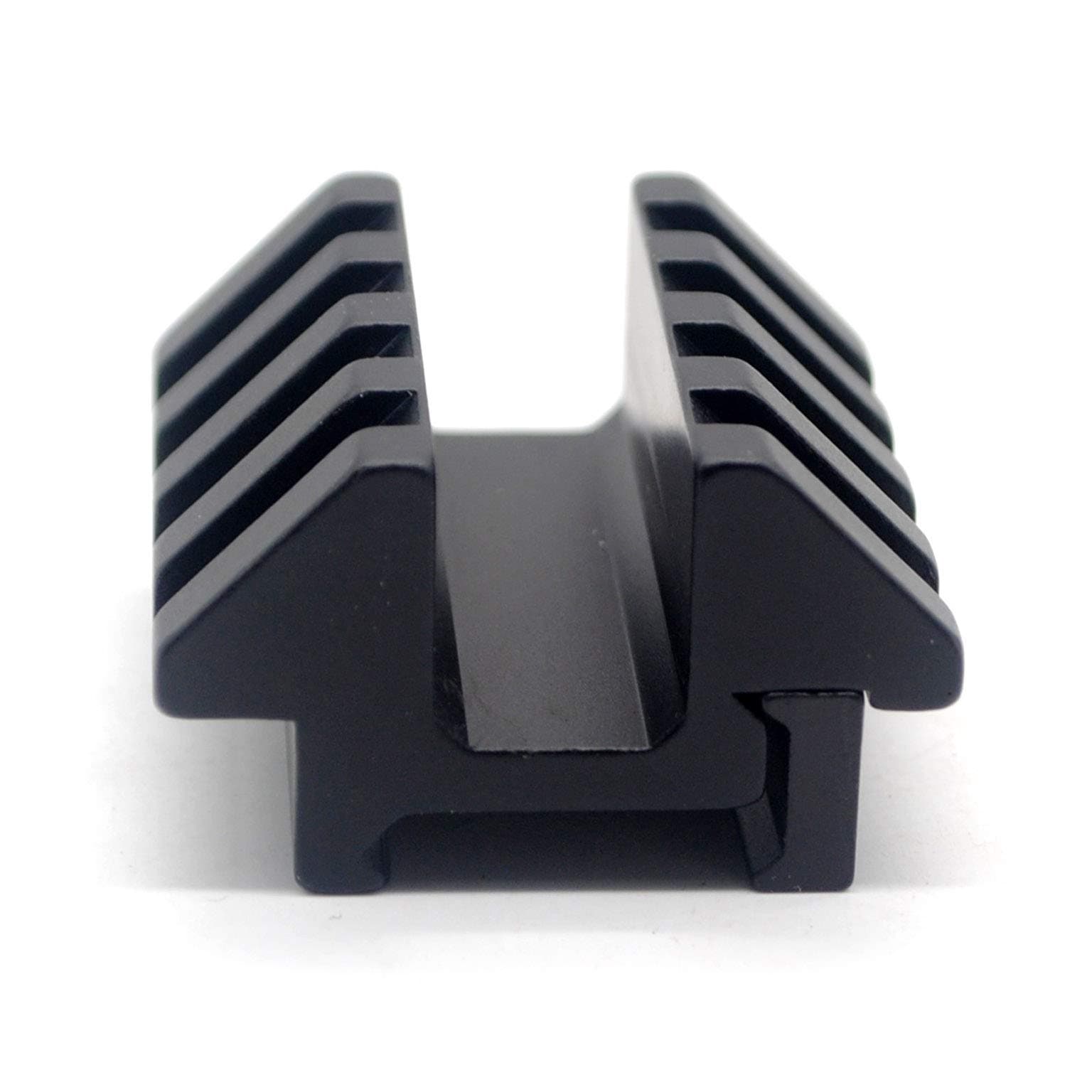 Tactical Dual 45 Degree Offset side rail Riser Scope Mount Fits 20mm Picatinny weaver Dovetail Hunting Accessory