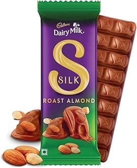 Dairy Milk Silk Roast Almond Chocolate Bars, 52 g