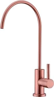 Water Faucet, Pirooso Drinking Water Faucet Red Copper Faucet, 360° Swivel Kitchen Sink Drinking Water Filter Faucet, Fits for Under Sink Water Filtration System