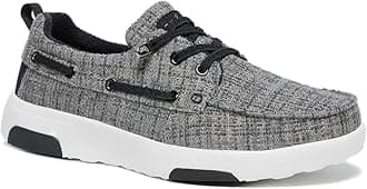 OrthoComfoot Women's Boat Shoes with Arch Support Comfortable Slip On Shoes for Plantar Fasciitis Orthopedic Casual Deck Loafers for Heel and Foot Pain Relief