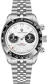 - Pagani Design Panda Dial Men's Chronograph Watches Japan VK64 Movement Stianless Steel 100M Waterproof Men Fashion Casual Watch