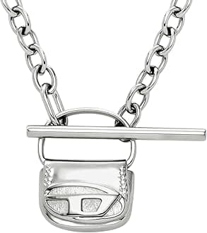 Diesel Silver Necklace DX1593040